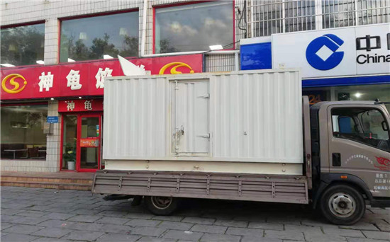 豆河镇出租发电机施工案例